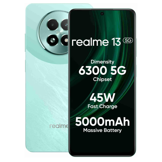 realme 13 5G (Speed Green, 8GB RAM, 256GB Storage)